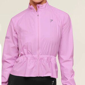 BNWT GYMSHARK NEW MARCH 2026 Running Elite Windproof Jacket SOLDOUT XS SOUR PINK